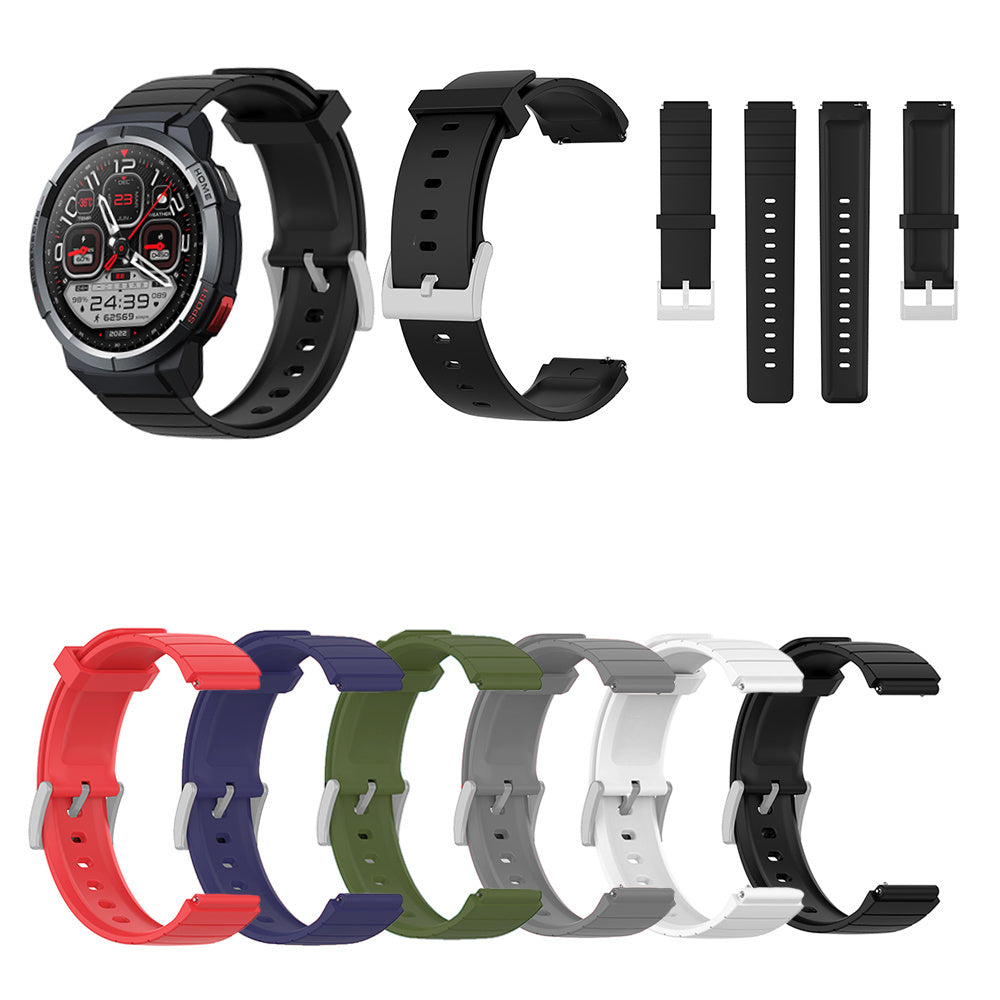 For Mibro Watch GS Silicone Watch Band Adjustable Wrist Strap Replacement For Mibro Watch GS Silicone Watch Band Adjustable Wrist Strap Replacement